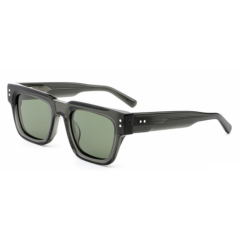 Unisex Transparent Green Polarized Sunglasses AT9030 | Ajaoptical