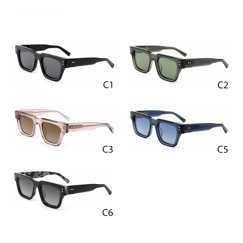 Unisex Transparent Green Polarized Sunglasses AT9030 | Ajaoptical