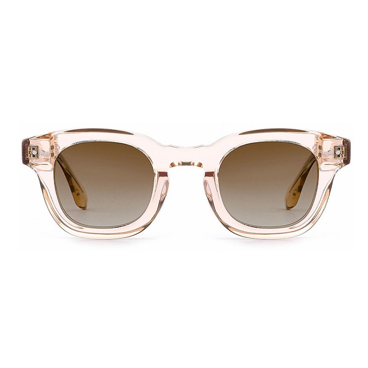 Unisex Transparent Tea Polarized Sunglasses AT9032 | Ajaoptical