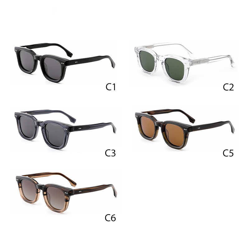 Unisex Tortoise Square Polarized Sunglasses AT9010 | Ajaoptical