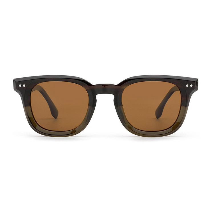 Unisex Tortoise Square Polarized Sunglasses AT9010 | Ajaoptical