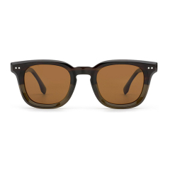 Unisex Tortoise Square Polarized Sunglasses AT9010 | Ajaoptical