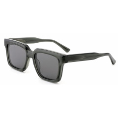 Unisex Transparent Green Polarized Sunglasses AT9036 | Ajaoptical