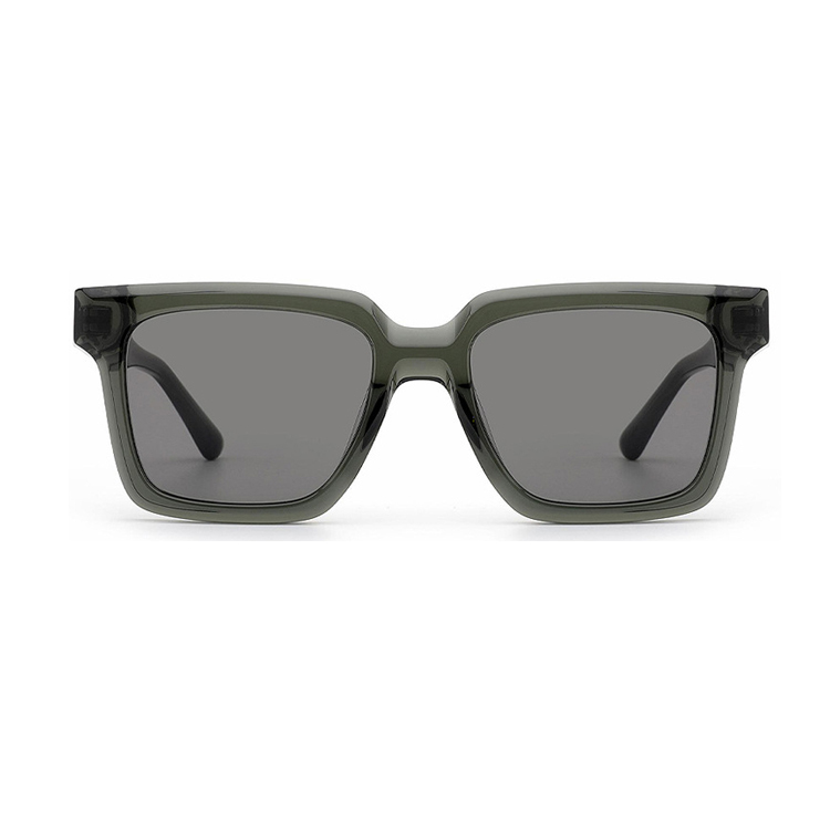 Unisex Transparent Green Polarized Sunglasses AT9036 | Ajaoptical