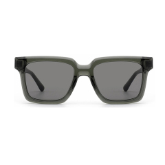 Unisex Transparent Green Polarized Sunglasses AT9036 | Ajaoptical