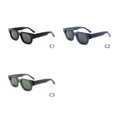 Transparent Green Rivet Polarized Sunglasses AT9052 | Ajaoptical