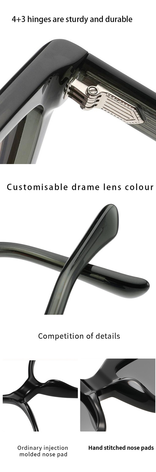 Unisex Transparent Green Polarized Sunglasses AT9036 | Ajaoptical