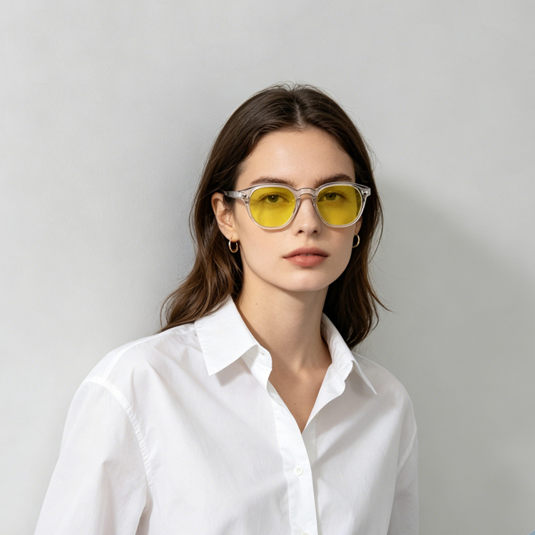 Yellow Blue Light Blocking CR39 Lenses Y8016 | Ajaoptical