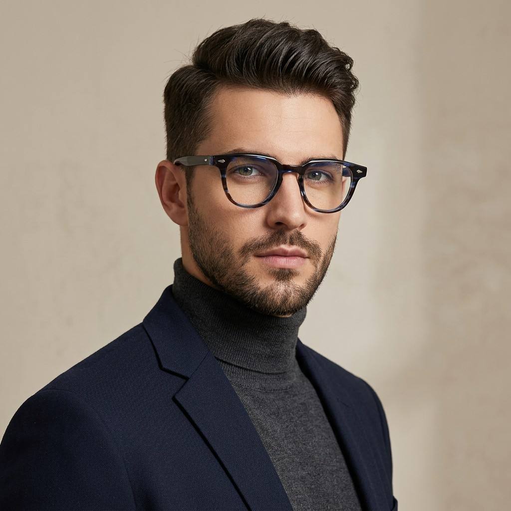 Tortoise Round Acetate Optical Frame F3326 | Ajaoptical