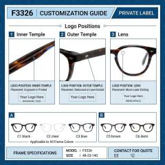 Tortoise Round Acetate Optical Frame F3326 | Ajaoptical