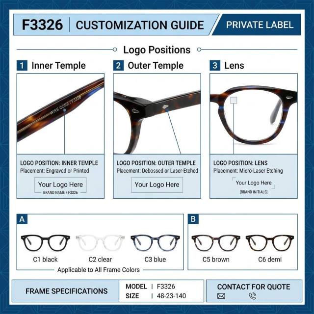 Tortoise Round Acetate Optical Frame F3326 | Ajaoptical