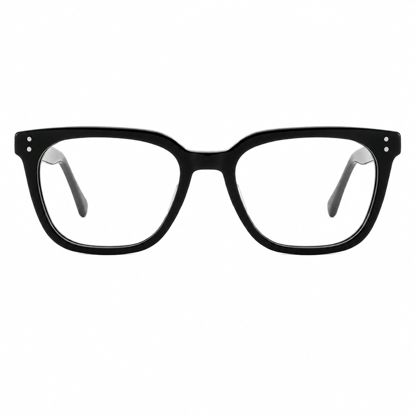 Classic Square Acetate Eyeglasses Frame Unisex | Ajaoptical