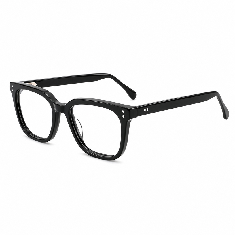 Classic Square Acetate Eyeglasses Frame Unisex | Ajaoptical