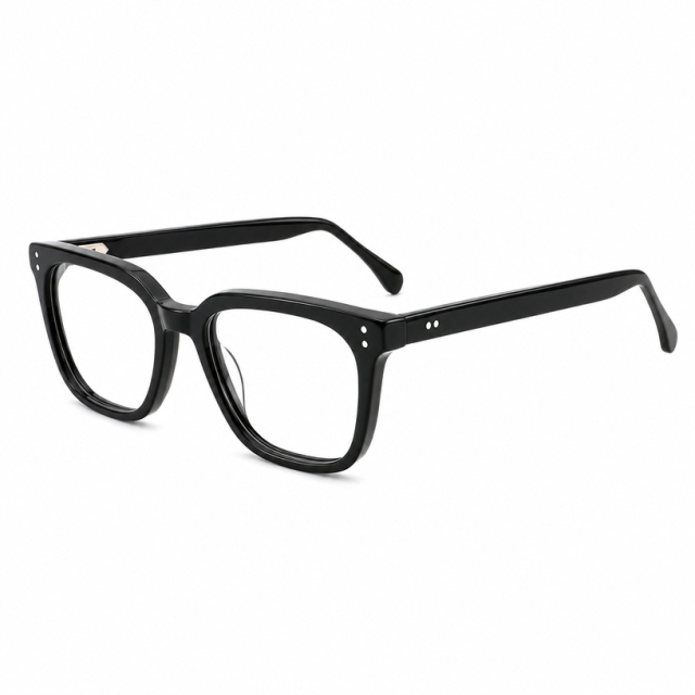 Classic Square Acetate Eyeglasses Frame Unisex | Ajaoptical