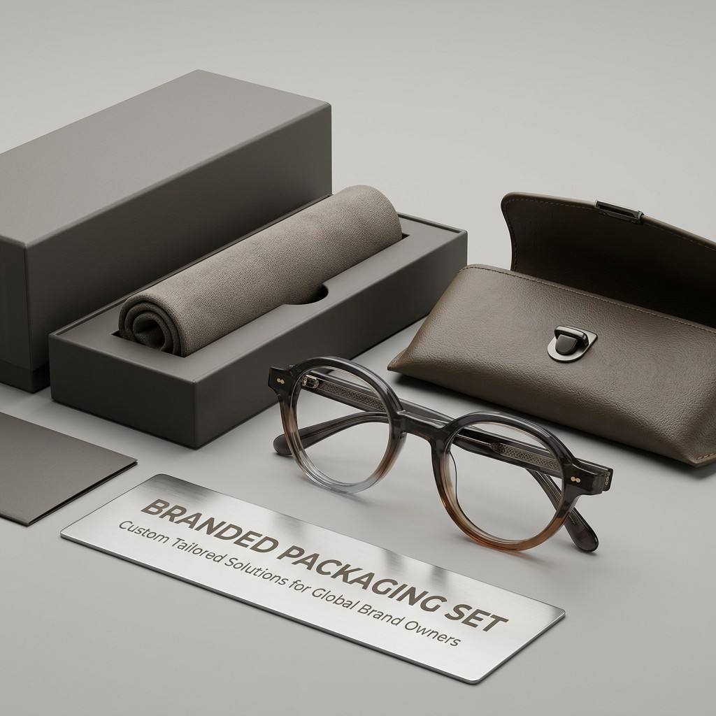 Gradient Round Acetate Intellectual Eyewear Frame F3361 | Ajaoptical