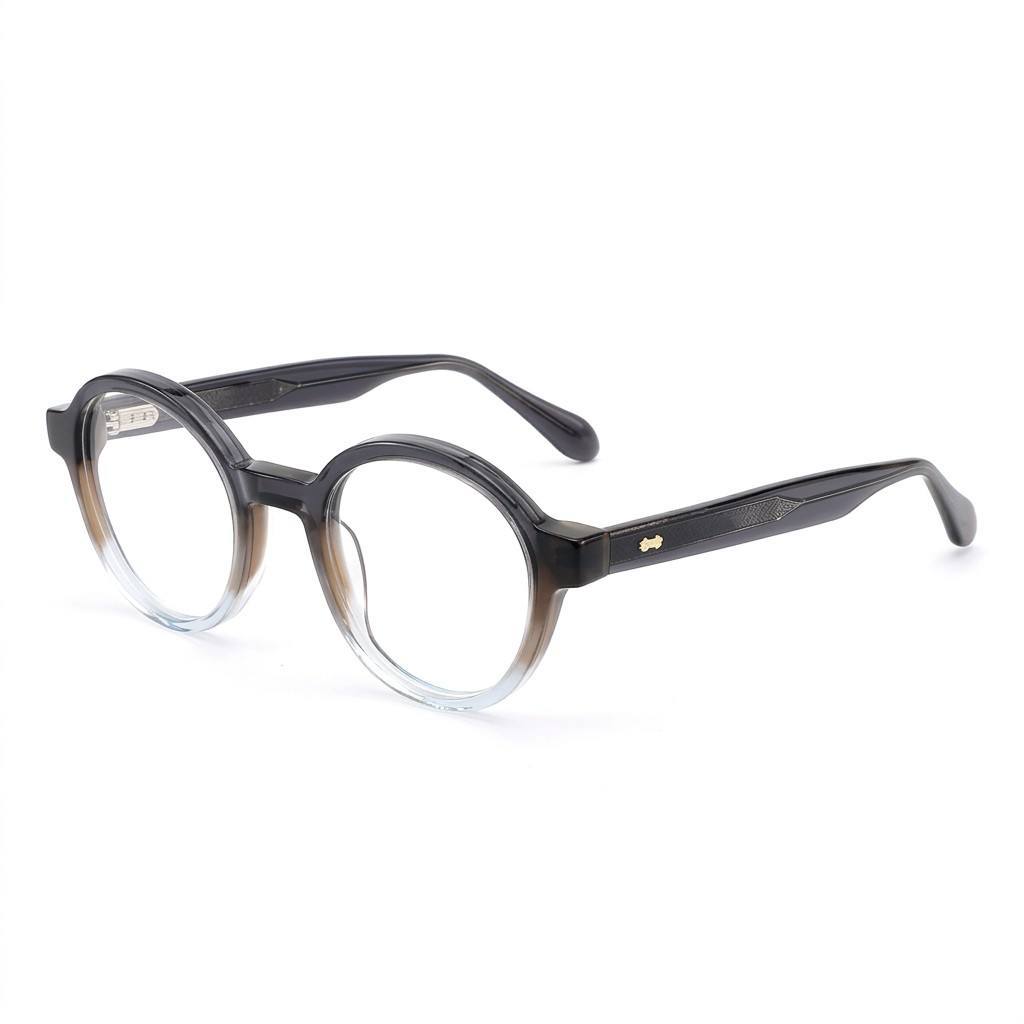 Gradient Round Acetate Intellectual Eyewear Frame F3361 | Ajaoptical