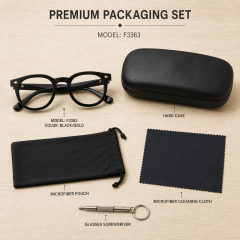 Handcrafted Tortoiseshell Acetate Eyewear Frame F3363 | Ajaoptical