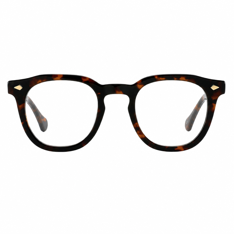 Handcrafted Tortoiseshell Acetate Eyewear Frame F3363 | Ajaoptical