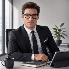 Contemporary Geometric Acetate Glasses Frame F3366 | Ajaoptical
