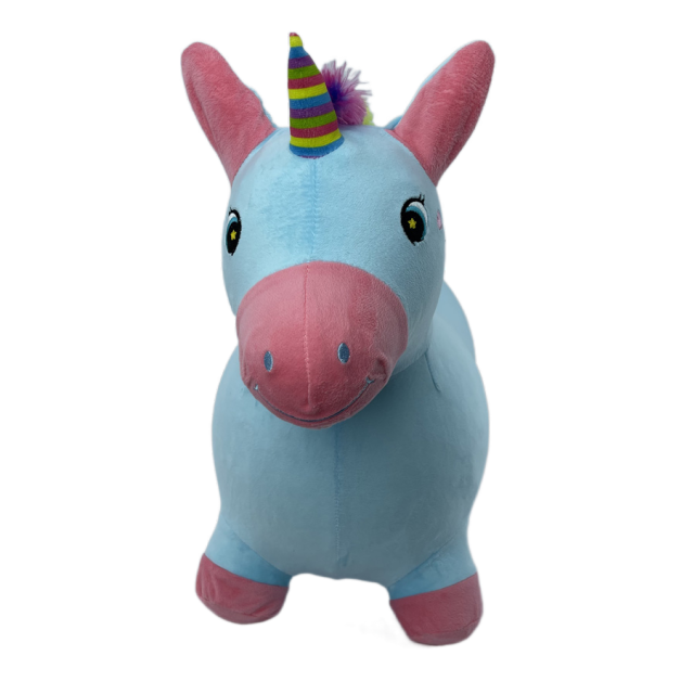 Inflatable blue unicorn,Plush toy factory in China,Inflatable blue unicorn