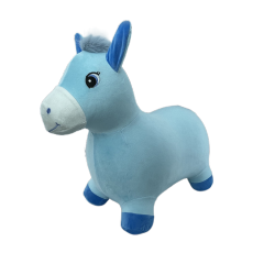 Inflatable horse - light blue,Plush toy factory in China,Inflatable horse - light blue