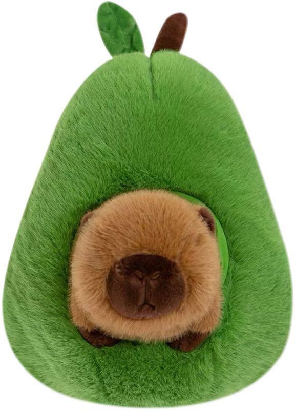 Capybara Avocado House – Set,Plush toy factory in China,Capybara Avocado House Soft Toys Stuffed Toys OEM/ODM