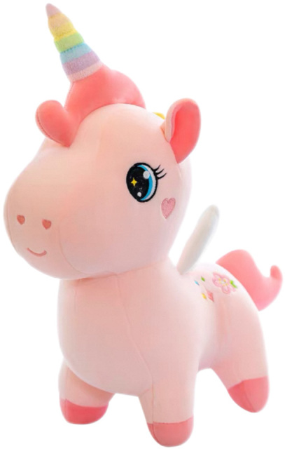 Pink Unicorn,Plush toy factory in China,Cute standing pink unicorn soft toy