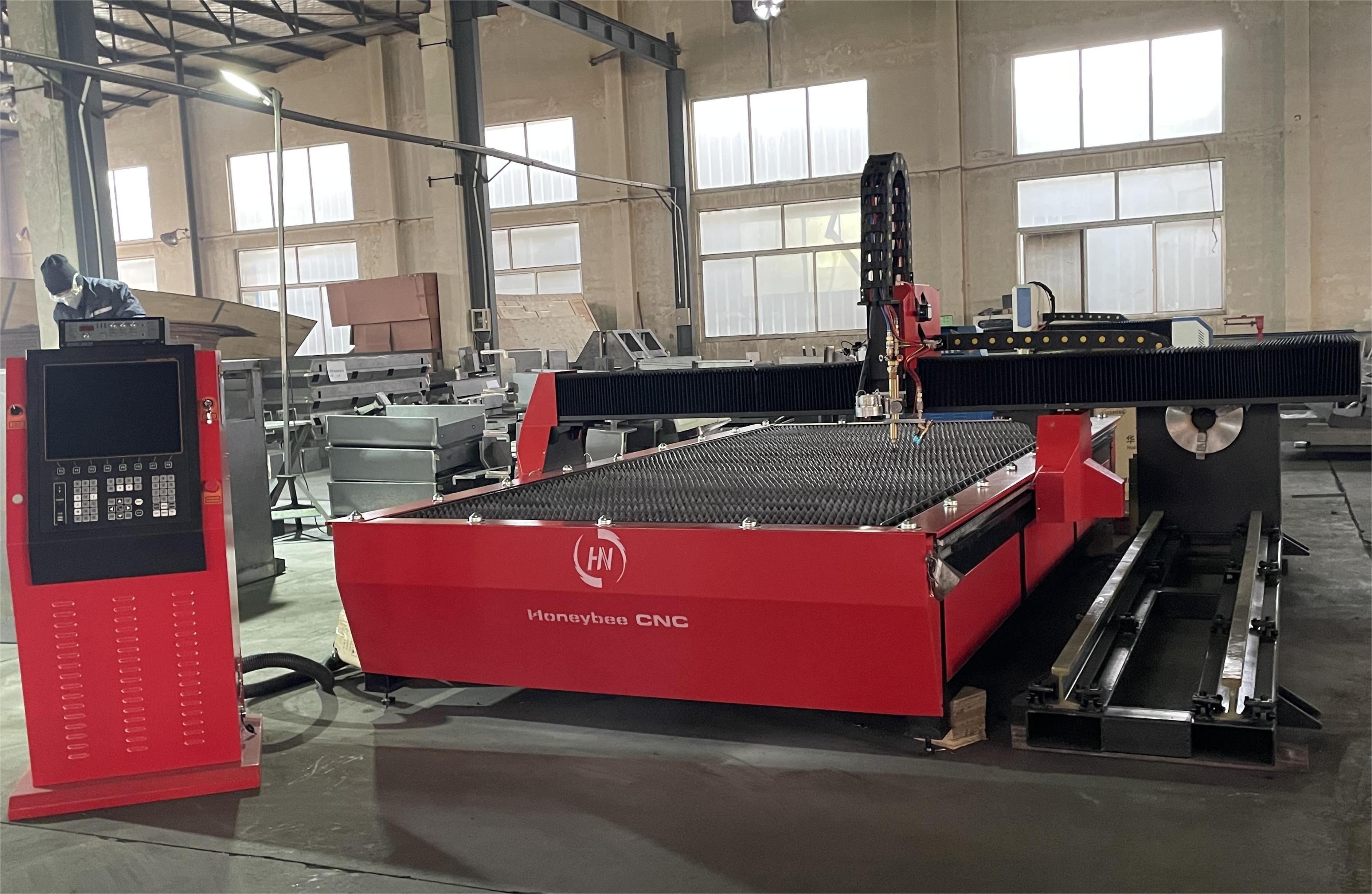 CNC plasma table for metal plate cutting,Honeybee,CNC plasma table for metal plate cutting