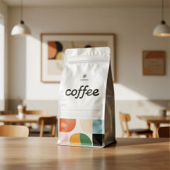 Custom Printed 200g 400g 500g Food Grade Plastic Zipolck Pouch for Coffee Bean Packaging Side Gusset Coffee Bag with Valve,AT PACK,Custom Printed 200g 400g 500g Food Grade Plastic Zipolck Pouch for Coffee Bean Packaging Side Gusset Coffee Bag with Valve