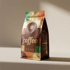 Custom Printed 200g 400g 500g Food Grade Plastic Zipolck Pouch for Coffee Bean Packaging Side Gusset Coffee Bag with Valve,AT PACK,Custom Printed 200g 400g 500g Food Grade Plastic Zipolck Pouch for Coffee Bean Packaging Side Gusset Coffee Bag with Valve