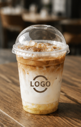 Custom Logo Printed Clear 12oz, 16oz, 20oz, 24oz Disposable Plastic Coffee Cup PET Transparent Cup With Different Lids,AT PACK,Custom Logo Printed Clear 12oz, 16oz, 20oz, 24oz Disposable Plastic Coffee Cup PET Transparent Cup With Different Lids