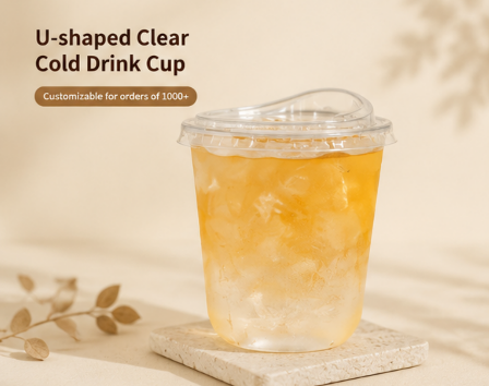 Thickened U-shaped American Disposable Coffee/Milk Tea Shop Cup Commercial 90 Caliber Lid High Permeability,AT PACK,Thickened U-shaped American Disposable Coffee/Milk Tea Shop Cup Commercial 90 Caliber Lid High Permeability