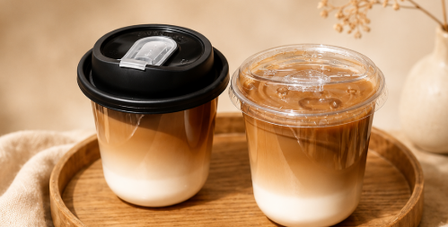 Thickened U-shaped American Disposable Coffee/Milk Tea Shop Cup Commercial 90 Caliber Lid High Permeability,AT PACK,Thickened U-shaped American Disposable Coffee/Milk Tea Shop Cup Commercial 90 Caliber Lid High Permeability