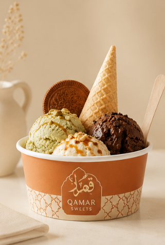 Arabic Style Factory-Wholesale Disposable Thickened Ice Cream Paper Bowls Cups Boxes & Lids; Customizable Packaging,AT PACK,Arabic Style Factory-Wholesale Disposable Thickened Ice Cream Paper Bowls Cups Boxes & Lids; Customizable Packaging