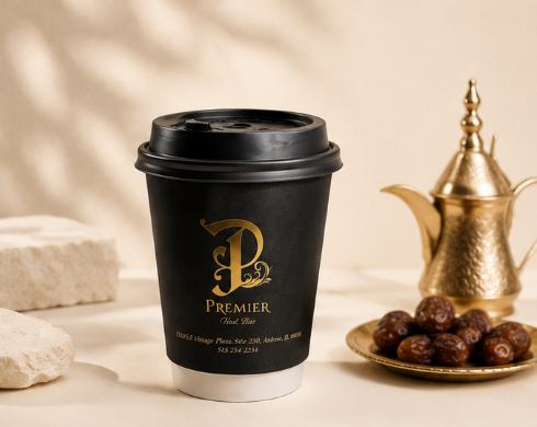 Disposable Stylish High-quality Craft Paper Logo Carry 8oz & 12oz Customized Double-walled Recyclable Coffee Cups,AT PACK,Disposable Stylish High-quality Craft Paper Logo Carry 8oz & 12oz Customized Double-walled Recyclable Coffee Cups