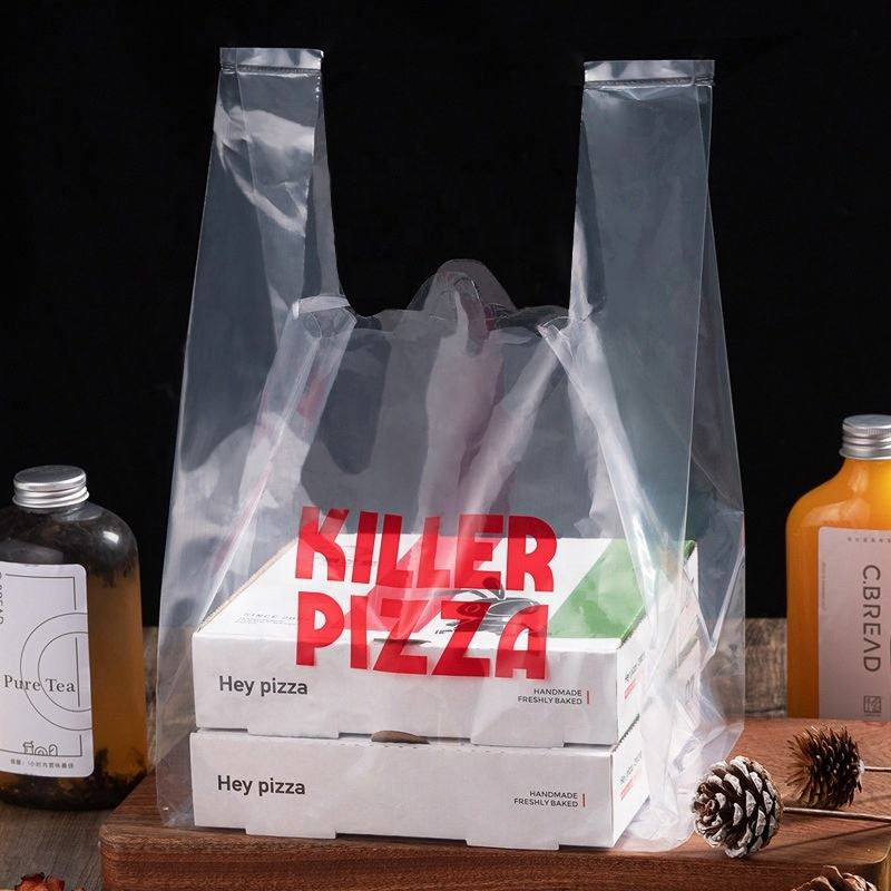 Custom Recyclable Plastic Bags Takeaway Coffee Cake Bags Boba Tea Packaging Bags 2/4/6 Cups Holder with Handle,AT PACK,Custom Recyclable Plastic Bags Takeaway Coffee Cake Bags Boba Tea Packaging Bags 2/4/6 Cups Holder with Handle