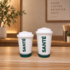 AT PACK Takeaway Coffee Paper Cups Double Wall cup Single Wall cup Custom Logo  Coffee Cup Recyclable With Lid for Coffee Shop,AT PACK,AT PACK Takeaway Coffee Paper Cups Double Wall cup Single Wall cup Custom Logo  Coffee Cup Recyclable With Lid for Coffee Shop