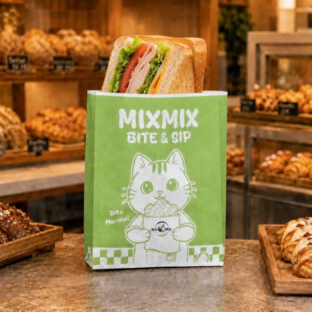 Style Thickened Oil-Resistant Kraft Paper Square-Bottom Food Packaging Bag for Baking Bread and Popcorn Food Grade Eco Friendly,AT PACK,Style Thickened Oil-Resistant Kraft Paper Square-Bottom Food Packaging Bag for Baking Bread and Popcorn Food Grade Eco Friendly