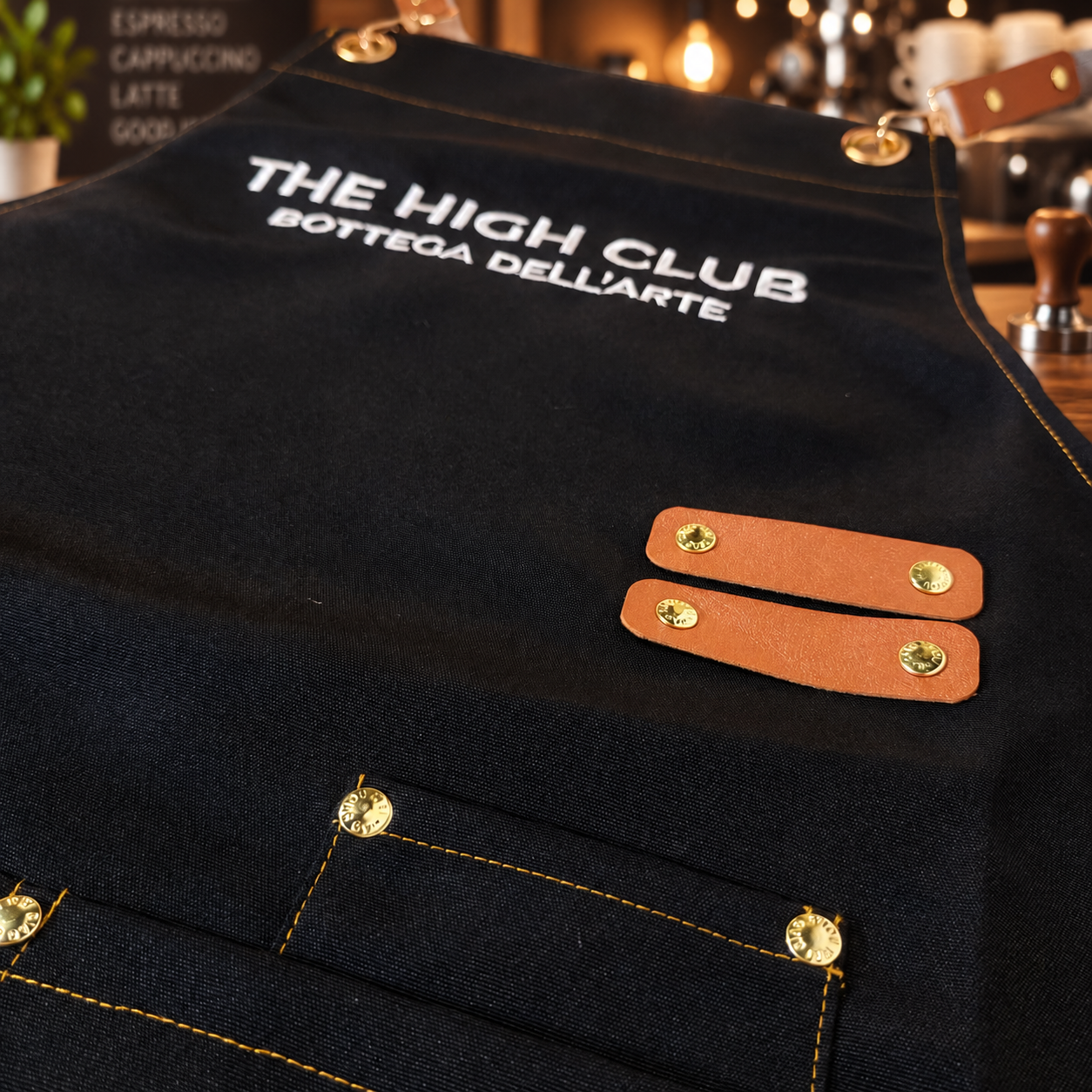 AT PACK Custom Coffee Shop Apron with Logo Embroidered Barista Apron Adjustable Work Apron for Café Restaurant Staff,AT PACK,AT PACK Custom Coffee Shop Apron with Logo Embroidered Barista Apron Adjustable Work Apron for Café Restaurant Staff