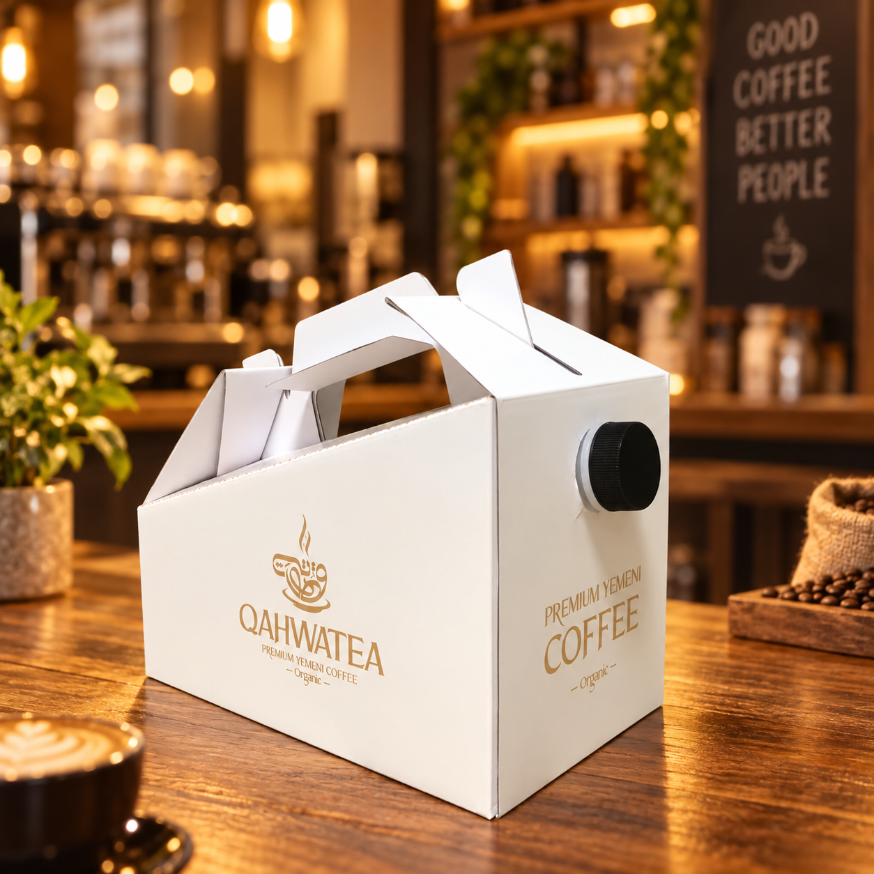 AT PACK Custom Coffee To Go Carrier Box with Printed Logo for Takeaway Drinks and Café Packaging,AT PACK,AT PACK Custom Coffee To Go Carrier Box with Printed Logo for Takeaway Drinks and Café Packaging