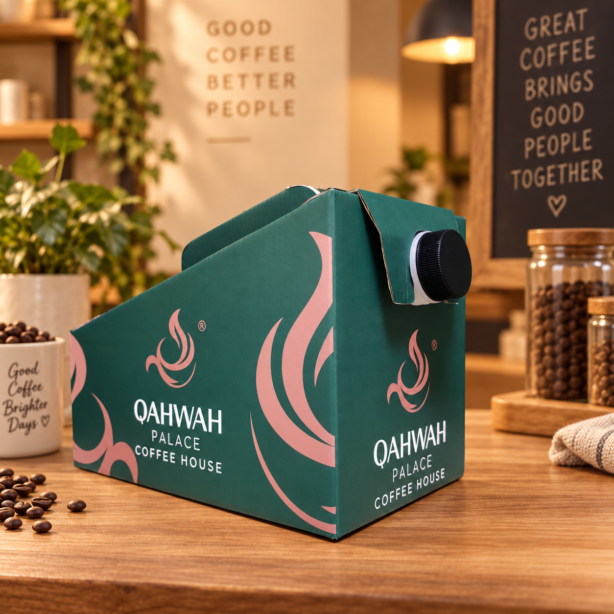 AT PACK Custom Coffee Shop Packaging Set with Printed Coffee Cups   Coffee Bags Boxes Cards and Merchandise for Complete Café Branding,AT PACK,AT PACK Custom Coffee Shop Packaging Set with Printed Coffee Cups Bags Boxes Cards and Merchandise for Complete Café Branding