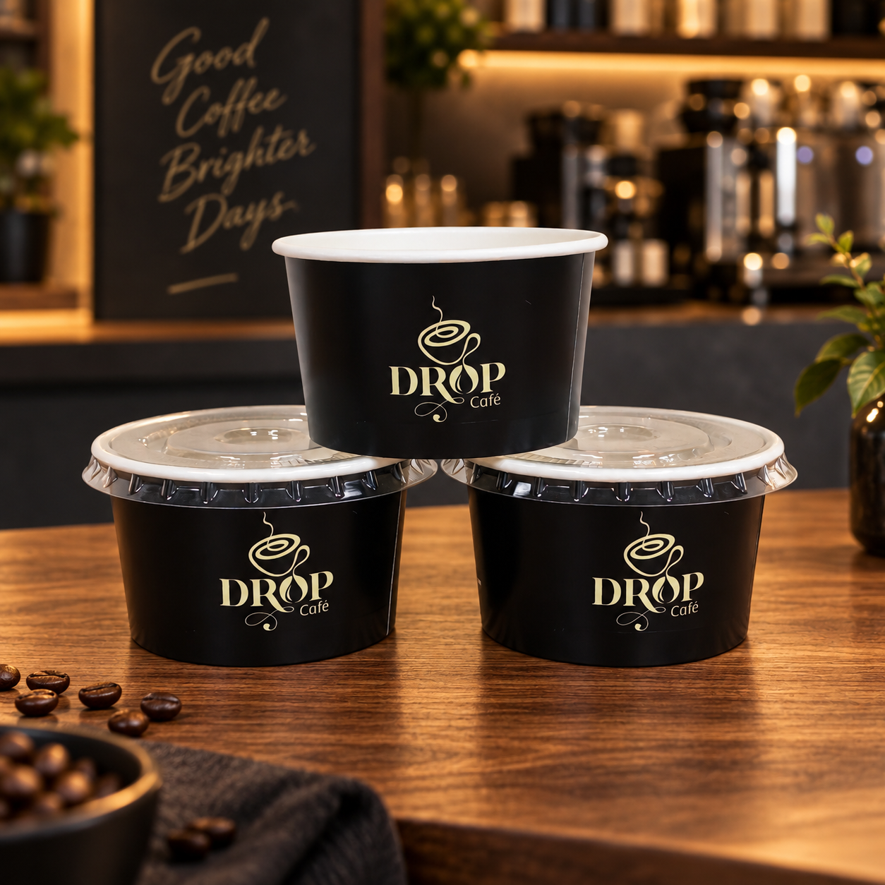 AT PACK Custom Ice Cream Cups with Logo  Premium Disposable Dessert Containers for Ice Cream Shops & Cafes,AT PACK,AT PACK Custom Ice Cream Cups with Logo  Premium Disposable Dessert Containers for Ice Cream Shops & Cafes