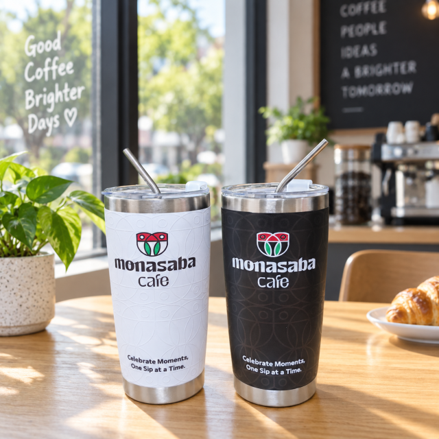 AT PACK Custom Stainless Steel Coffee Tumblers with Logo Reusable Insulated Cups for Cafes & Coffee Brands,AT PACK,AT PACK Custom Stainless Steel Coffee Tumblers with Logo Reusable Insulated Cups for Cafes & Coffee Brands
