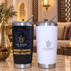 AT PACK Custom Stainless Steel Coffee Tumblers with Logo Reusable Insulated Cups for Cafes & Coffee Brands,AT PACK,AT PACK Custom Stainless Steel Coffee Tumblers with Logo Reusable Insulated Cups for Cafes & Coffee Brands