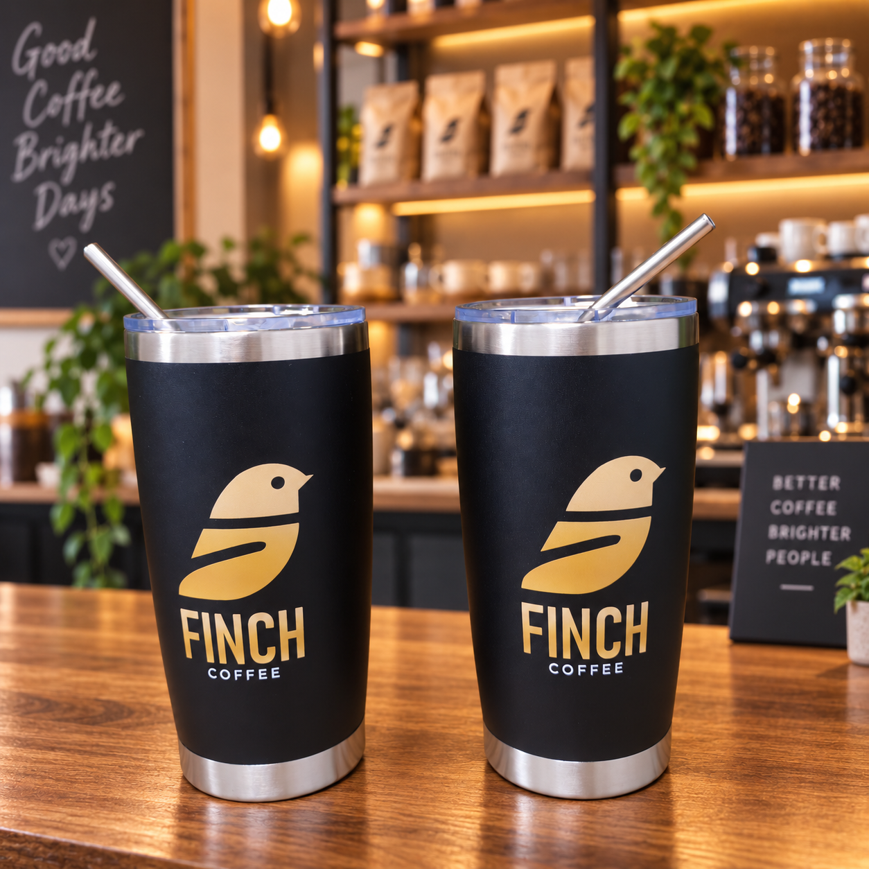 AT PACK Custom Stainless Steel Coffee Tumblers with Logo Reusable Insulated Cups for Cafes & Coffee Brands,AT PACK,AT PACK Custom Stainless Steel Coffee Tumblers with Logo Reusable Insulated Cups for Cafes & Coffee Brands