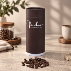 AT PACK Custom Coffee Canisters with Logo  Premium Coffee Packaging Tubes for Roasters & Specialty Coffee Brands,AT PACK,AT PACK Custom Coffee Canisters with Logo  Premium Coffee Packaging Tubes for Roasters & Specialty Coffee Brands