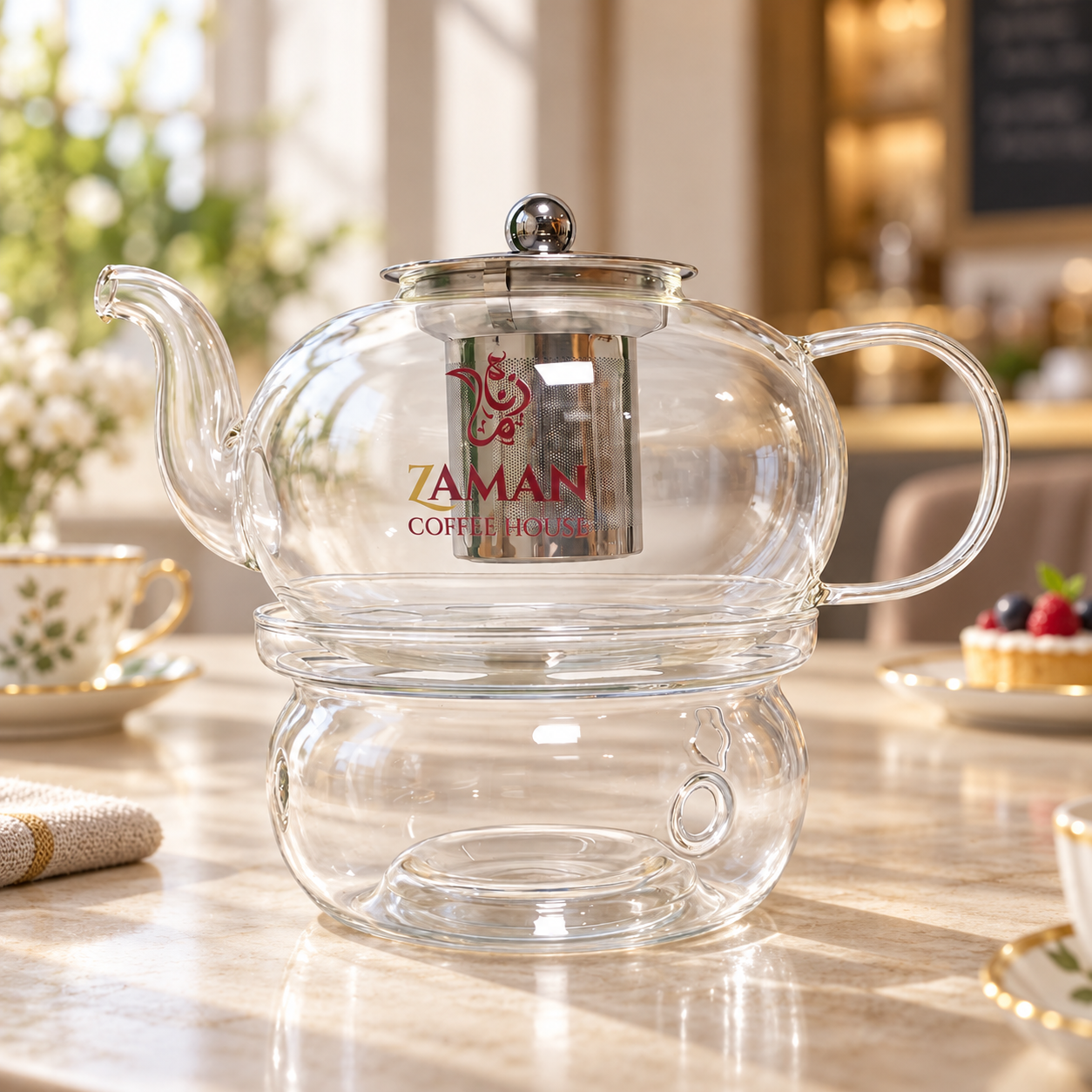 AT PACK Custom Glass Coffee Teapots with Logo Borosilicate Glass Tea Kettles for Cafes, Coffee Shops & Brands,AT PACK,AT PACK Custom Glass Coffee Teapots with Logo Borosilicate Glass Tea Kettles for Cafes, Coffee Shops & Brands