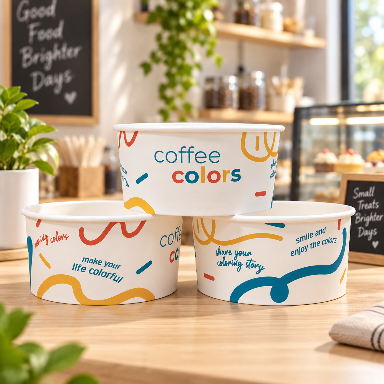 AT PACK Custom Salad Bowls with Logo Disposable Food Containers for Salads, Pasta & Takeaway Meals,AT PACK,AT PACK Custom Salad Bowls with Logo Disposable Food Containers for Salads, Pasta & Takeaway Meals