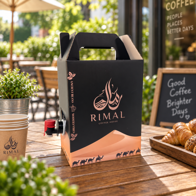 AT PACK Custom Coffee To Go Boxes with Logo  Branded Beverage Dispensers for Cafes, Events & Catering,AT PACK,AT PACK Custom Coffee To Go Boxes with Logo  Branded Beverage Dispensers for Cafes, Events & Catering