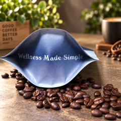 AT PACK Custom Stand Up Coffee Bags with Logo  Premium Pouch Packaging for Coffee Beans, Roasters & Specialty Brands,AT PACK,AT PACK Custom Stand Up Coffee Bags with Logo  Premium Pouch Packaging for Coffee Beans, Roasters & Specialty Brands